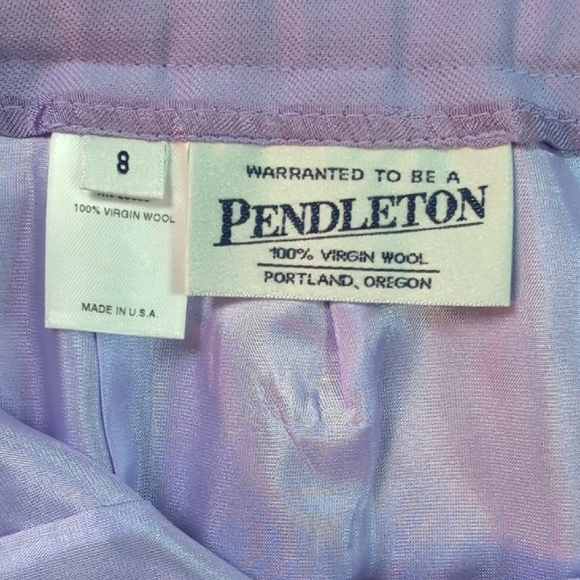 Pendleton Women's Soft Purple Pencil Skirt - Picture 6 of 7